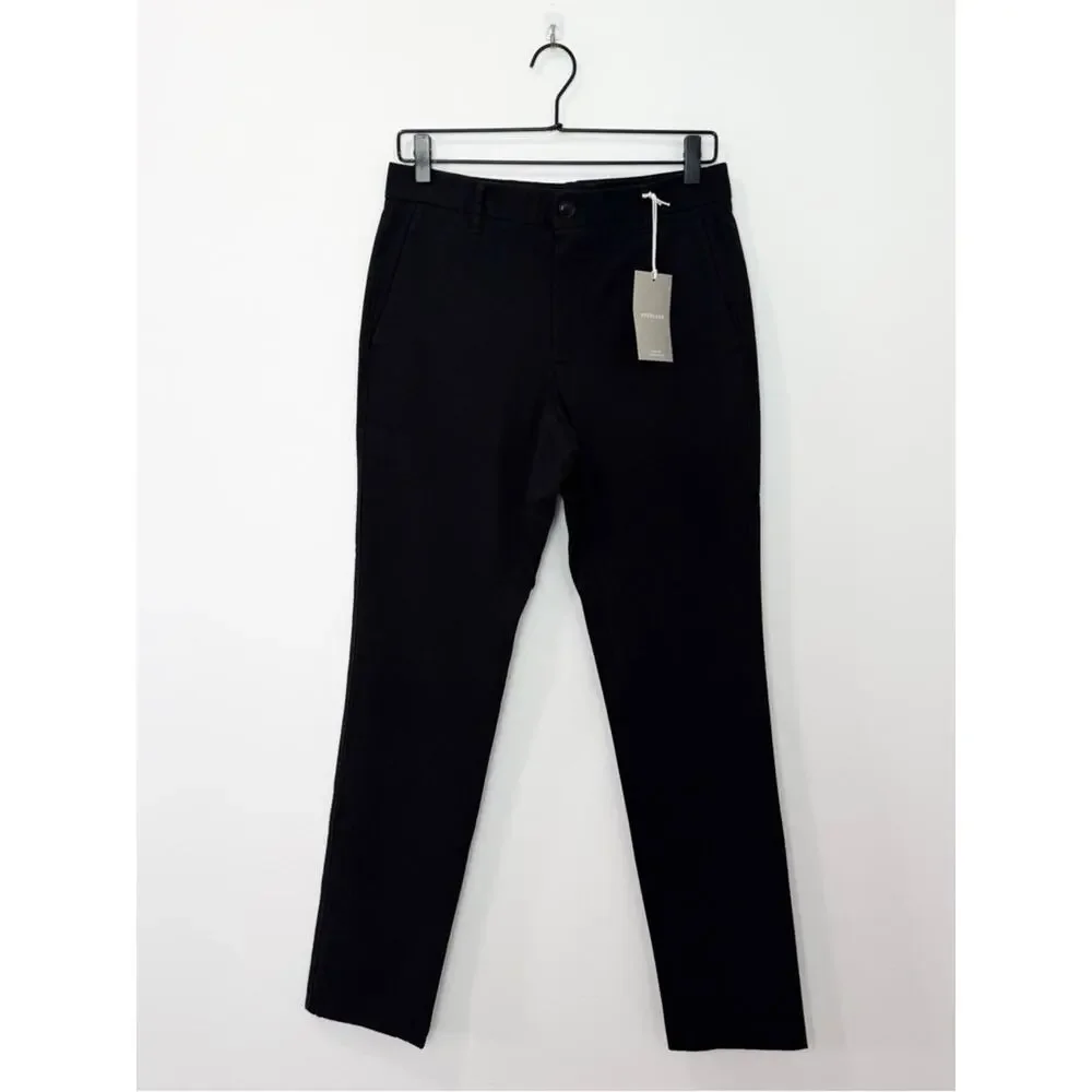 Everlane The Performance Slim Chino Uniform In Black NWT Size 30x32